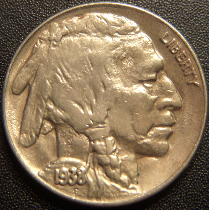 1938-D Buffalo Nickel - AU