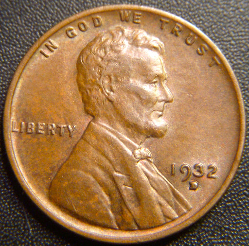 1932-D Lincoln Cent - AU