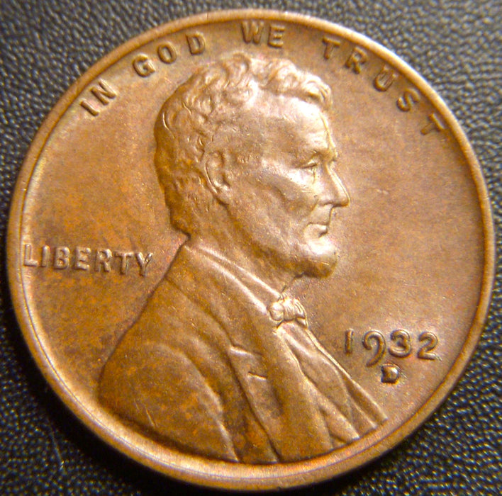 1932-D Lincoln Cent - AU