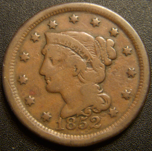1852 Large Cent - Fine