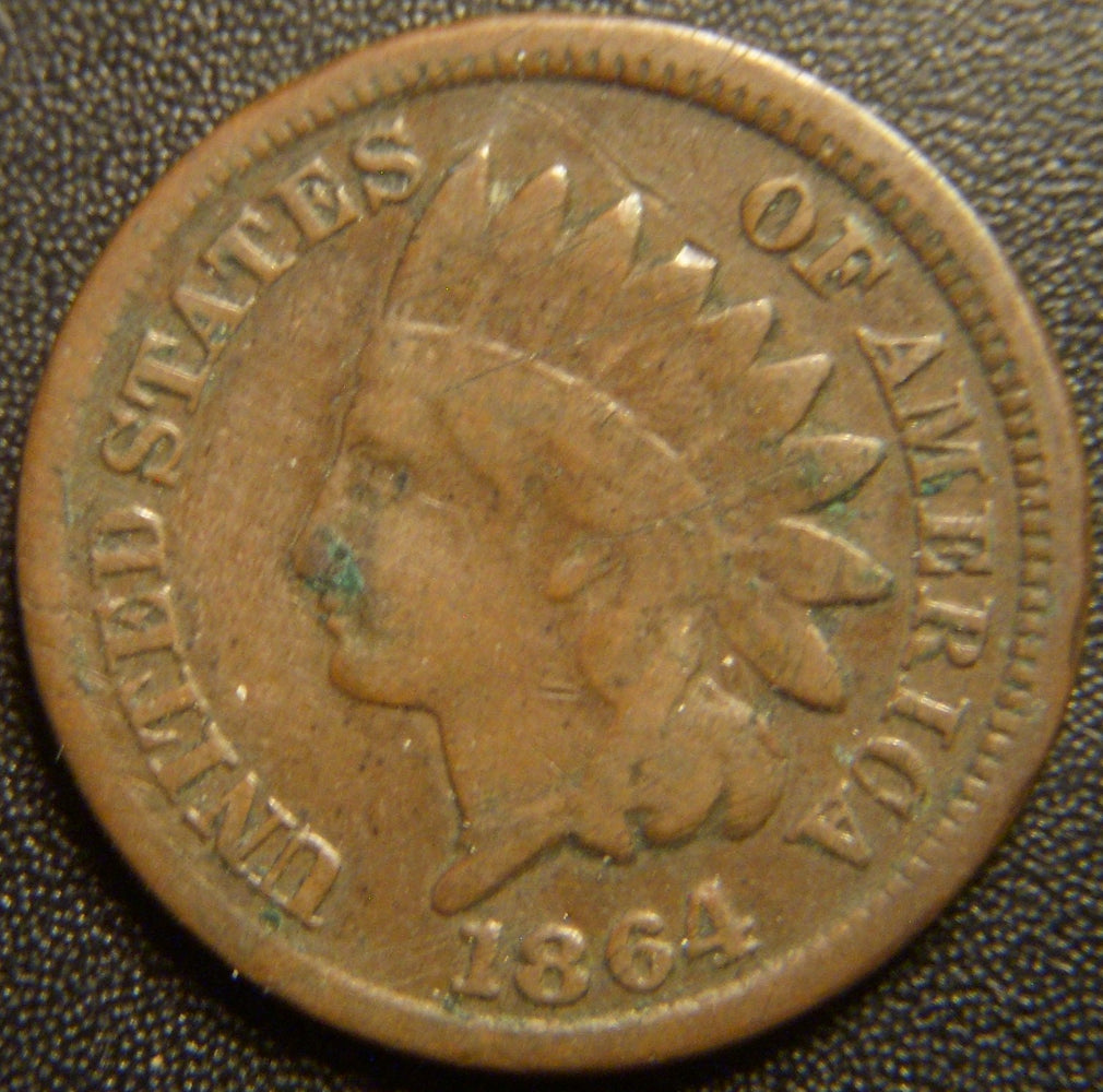 1864 Indian Head Cent - Bronze Good