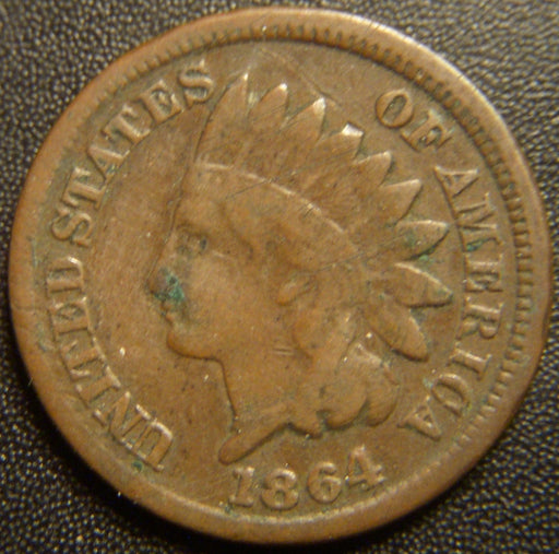 1864 Indian Head Cent - Bronze Good