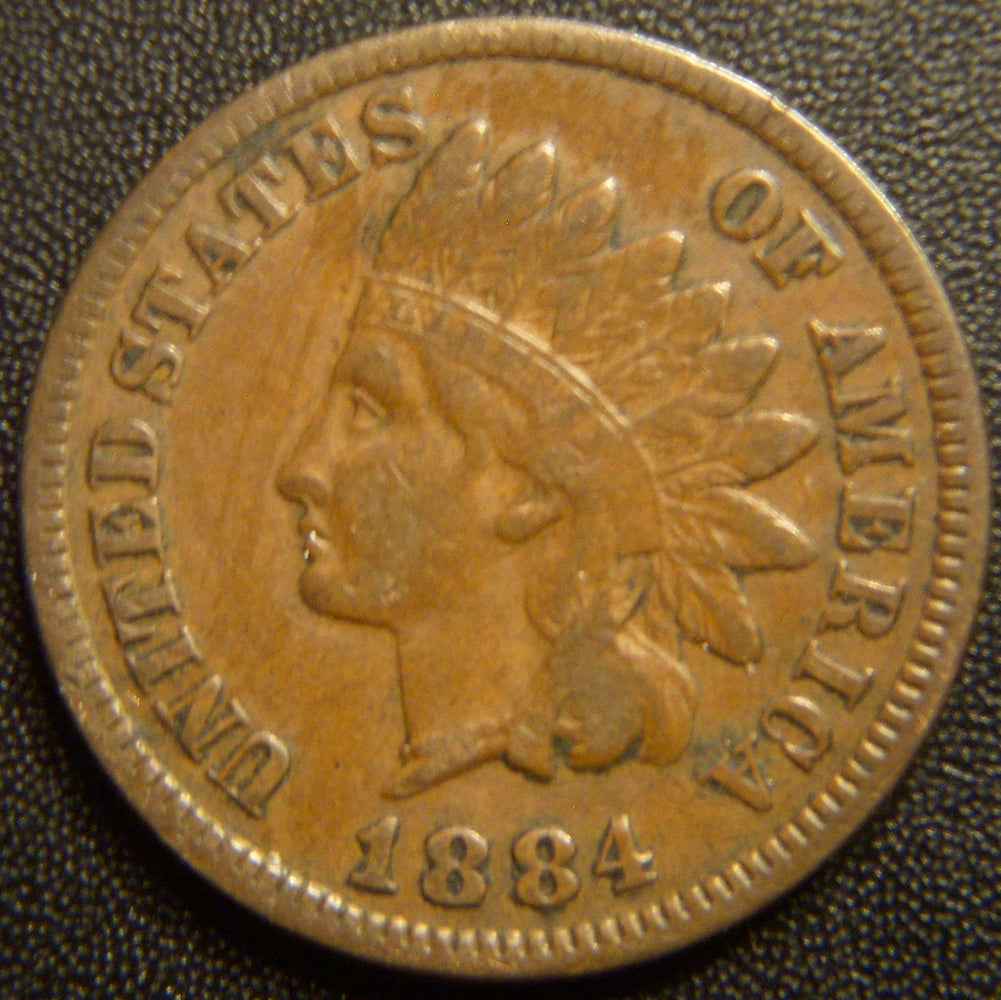 1884 Indian Head Cent - Fine