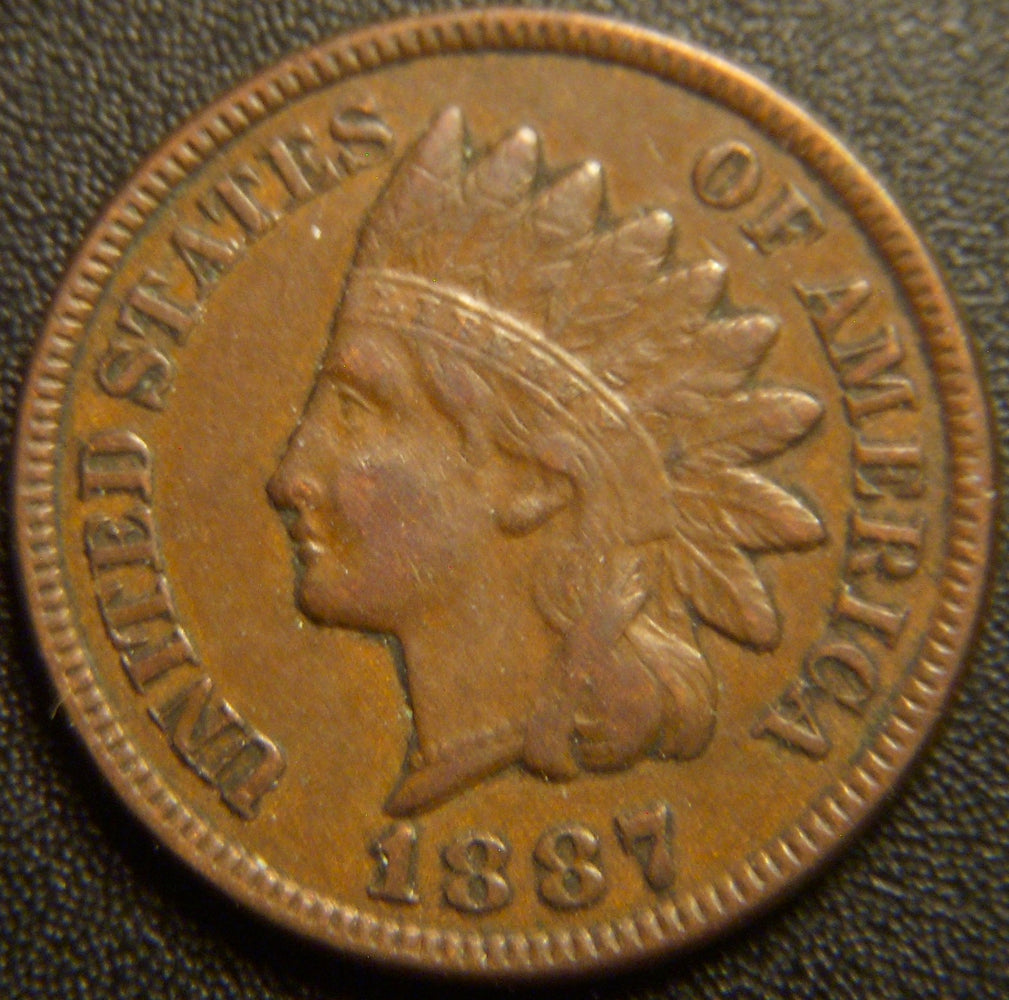 1887 Indian Head Cent - Extra Fine