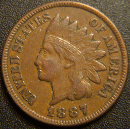 1887 Indian Head Cent - Extra Fine