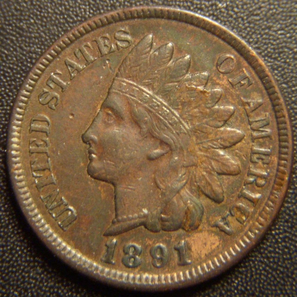 1891 Indian Head Cent - Extra Fine