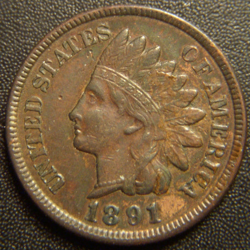 1891 Indian Head Cent - Extra Fine