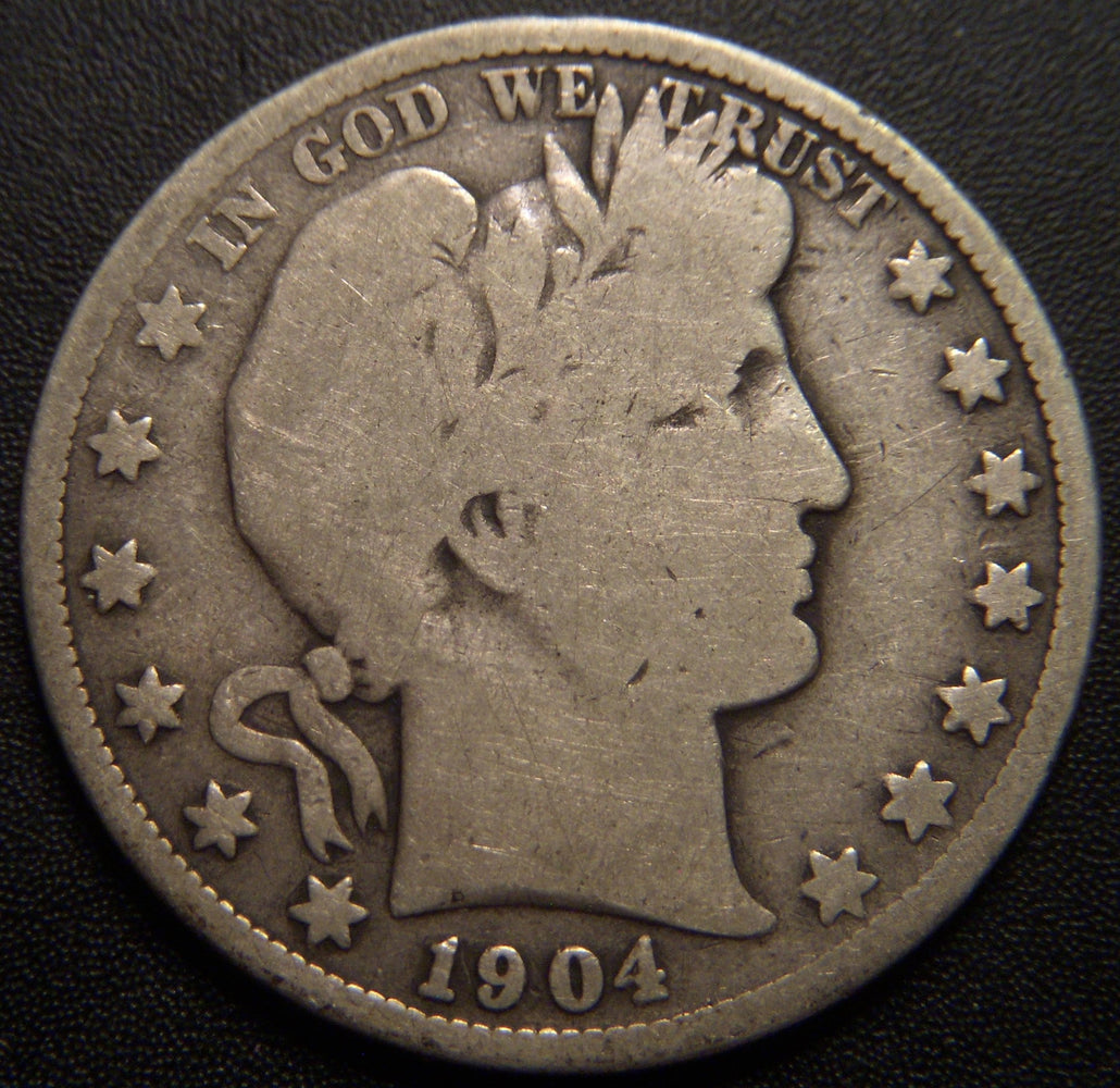 1904-S Barber Half Dollar - Good