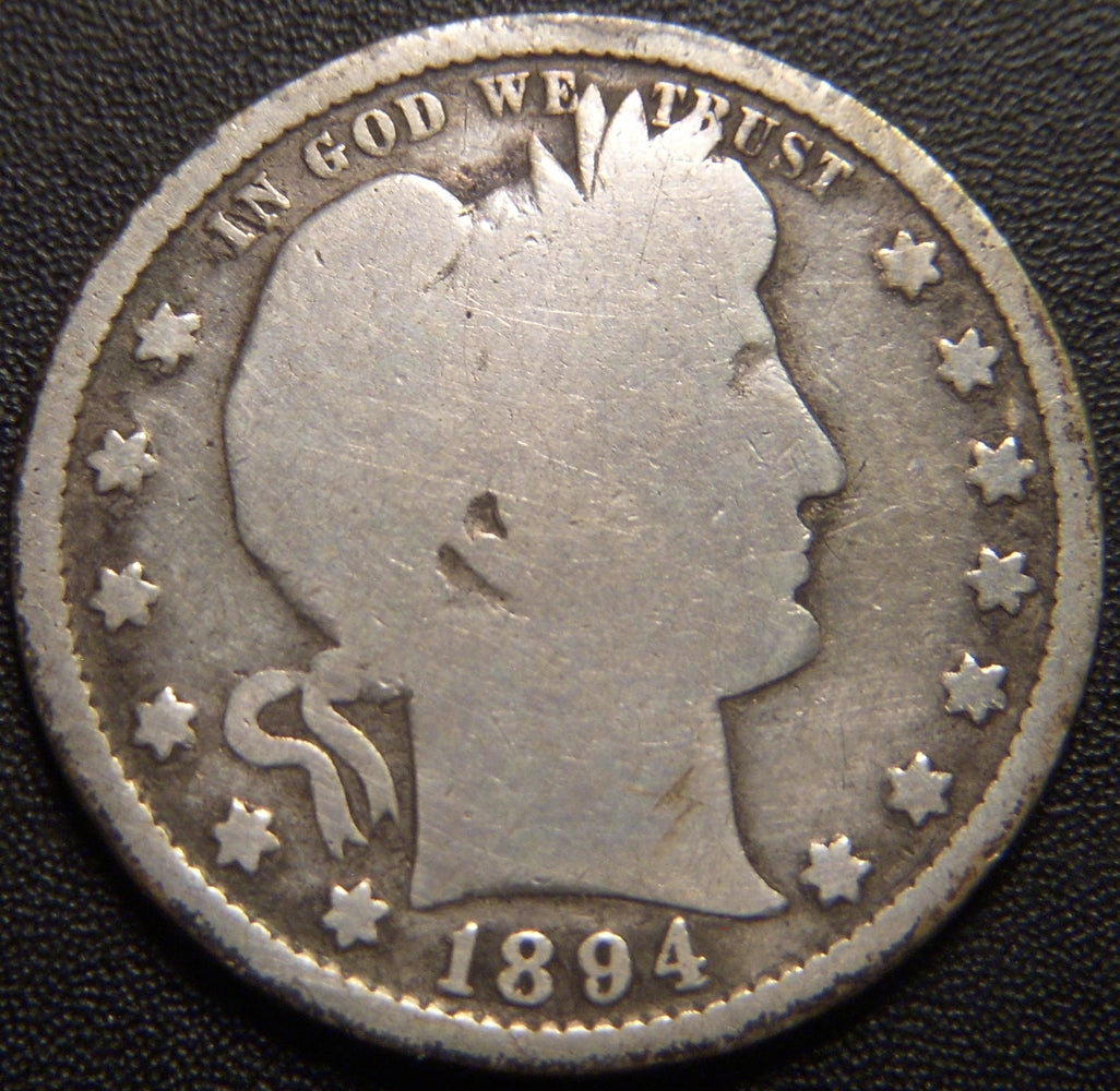 1894-S Barber Quarter - Good