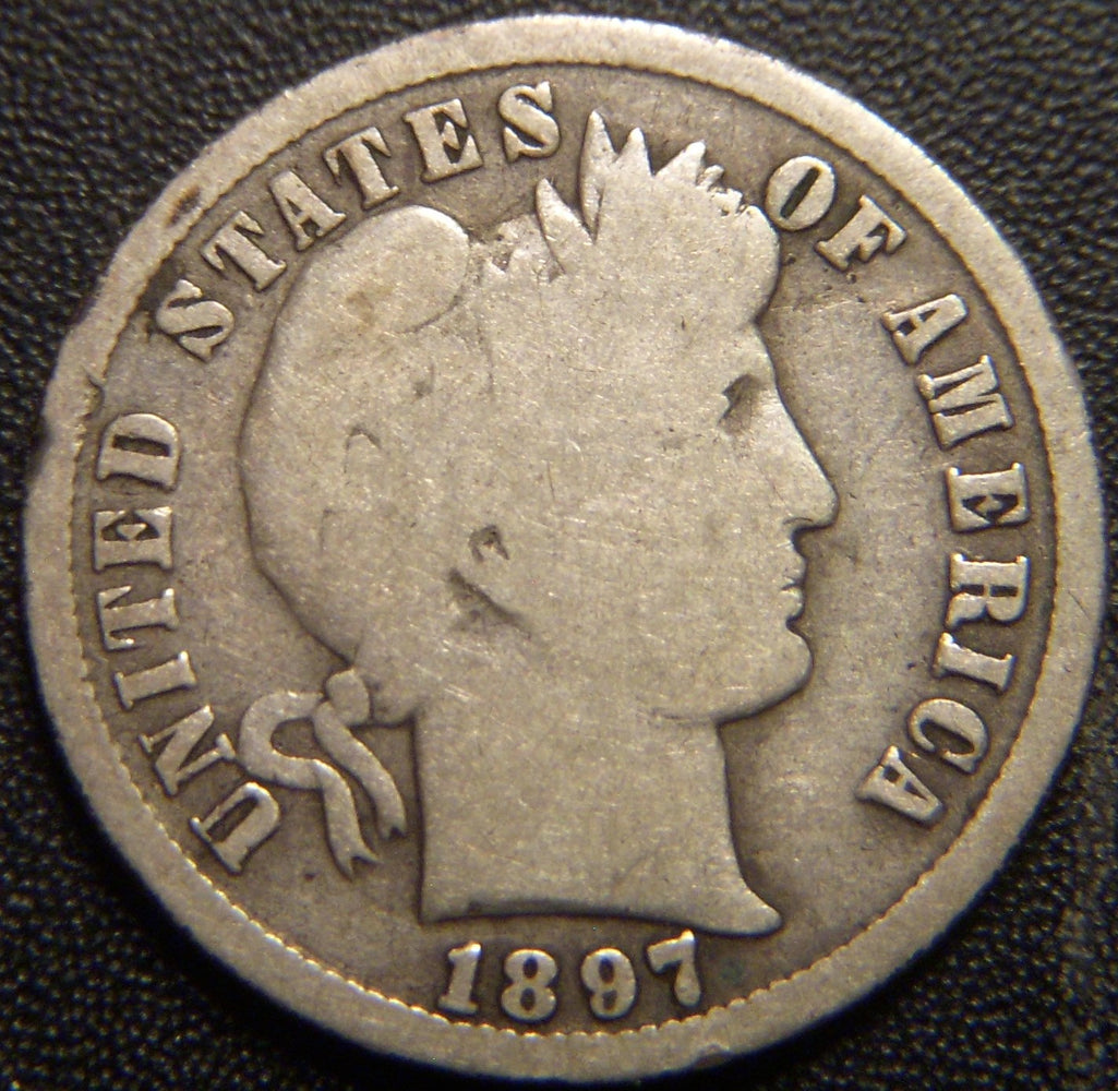 1897-S Barber Dime - Good