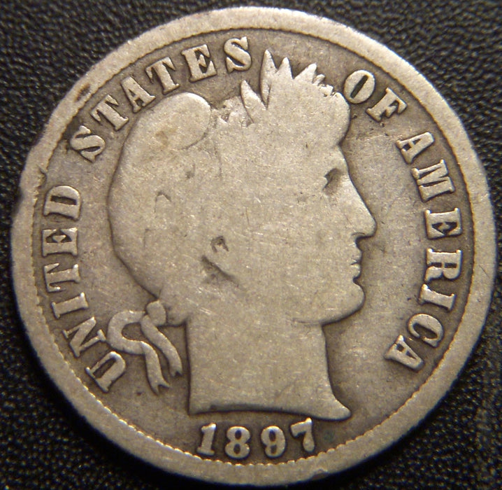 1897-S Barber Dime - Good