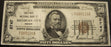 1929 $50 National Bank Note - Michigan City, IN Bank# 2747