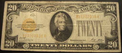 1928 $20 Gold Certificate - FR# 2400