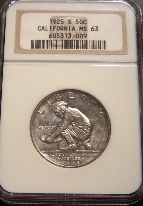 1925-S California Half Dollar - NGC MS63