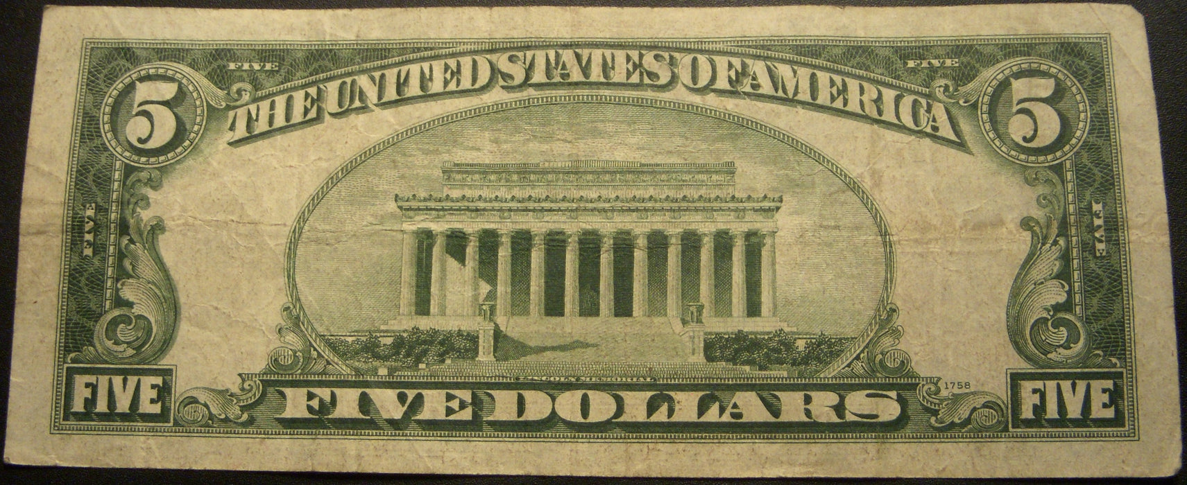 1928E $5 United States Note - FR# 1530
