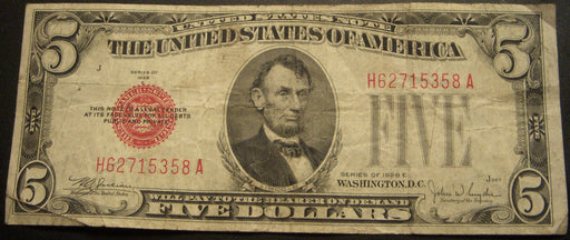 1928E $5 United States Note - FR# 1530