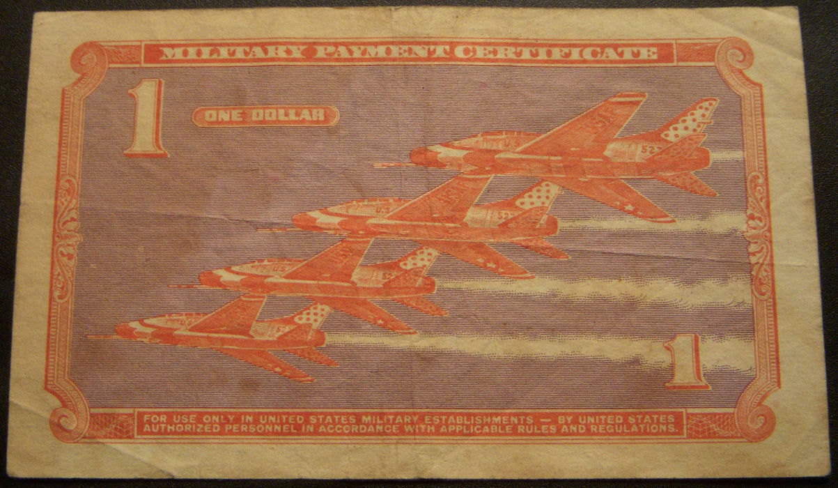 1969 $1 Military Payment Certificate - Series: 681