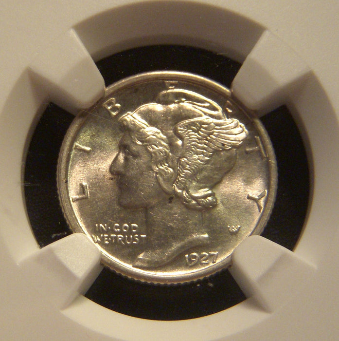 1927 Mercury Dime - NGC MS61 FB