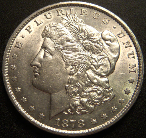 1878-CC Morgan Dollar - AU+