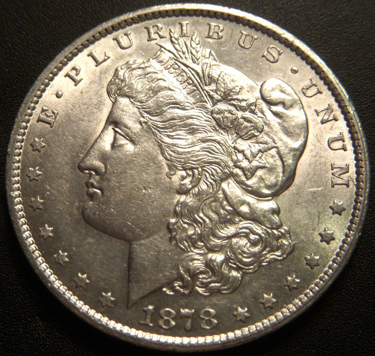 1878-CC Morgan Dollar - AU+
