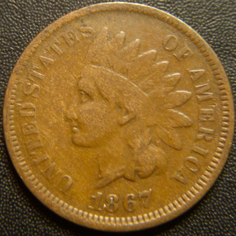 1867 Indian Head Cent - Good