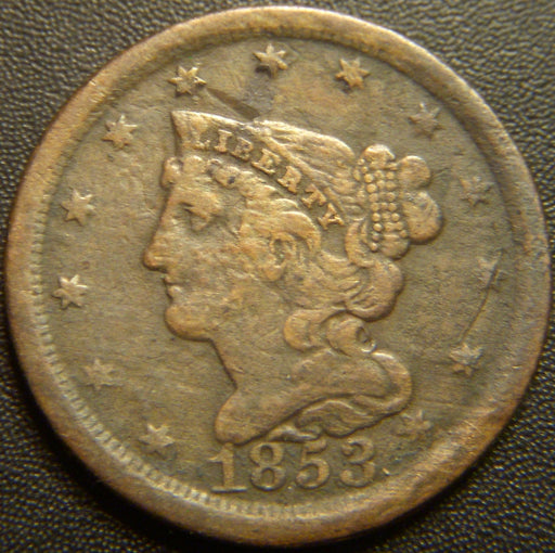 1853 Half Cent - Very Good