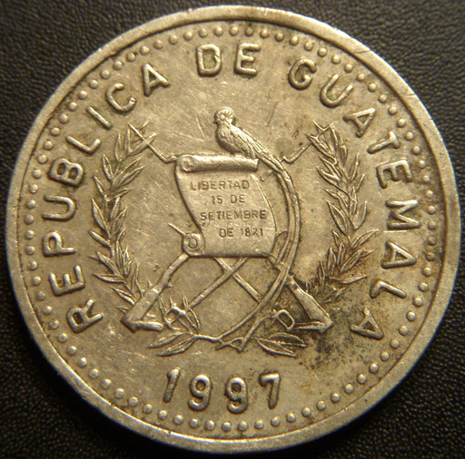 1997 25 Centavos - Guatemala