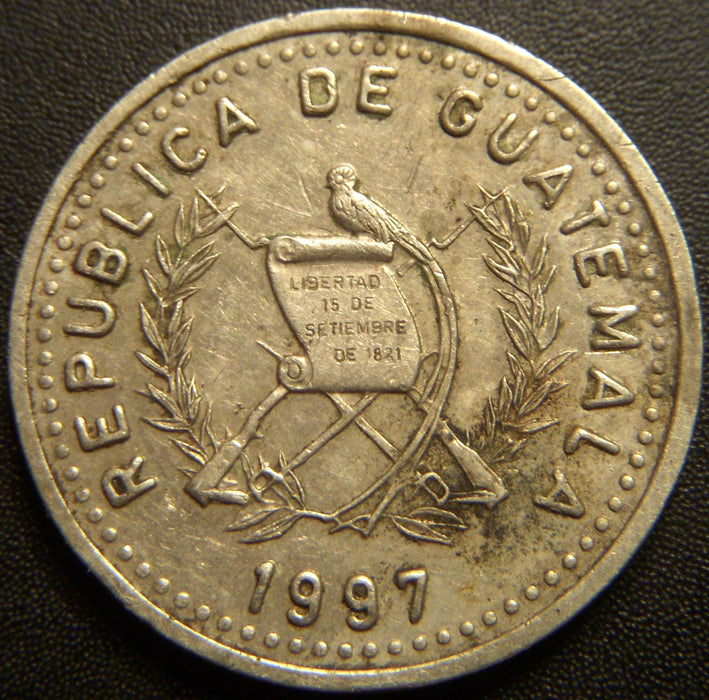 1997 25 Centavos - Guatemala