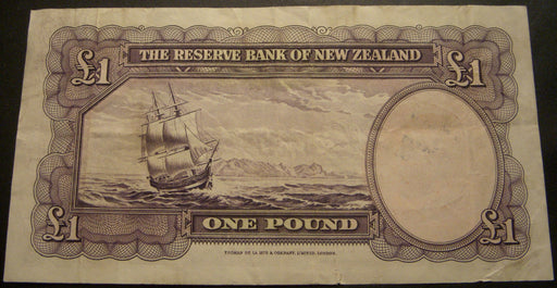 1958-67 1 Pound Note - New Zealand
