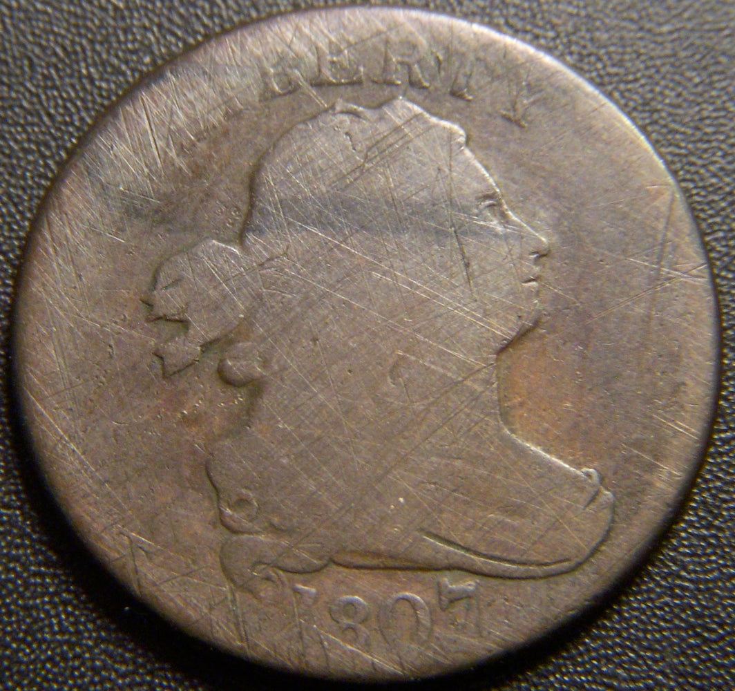 1807 Half Cent - About Good