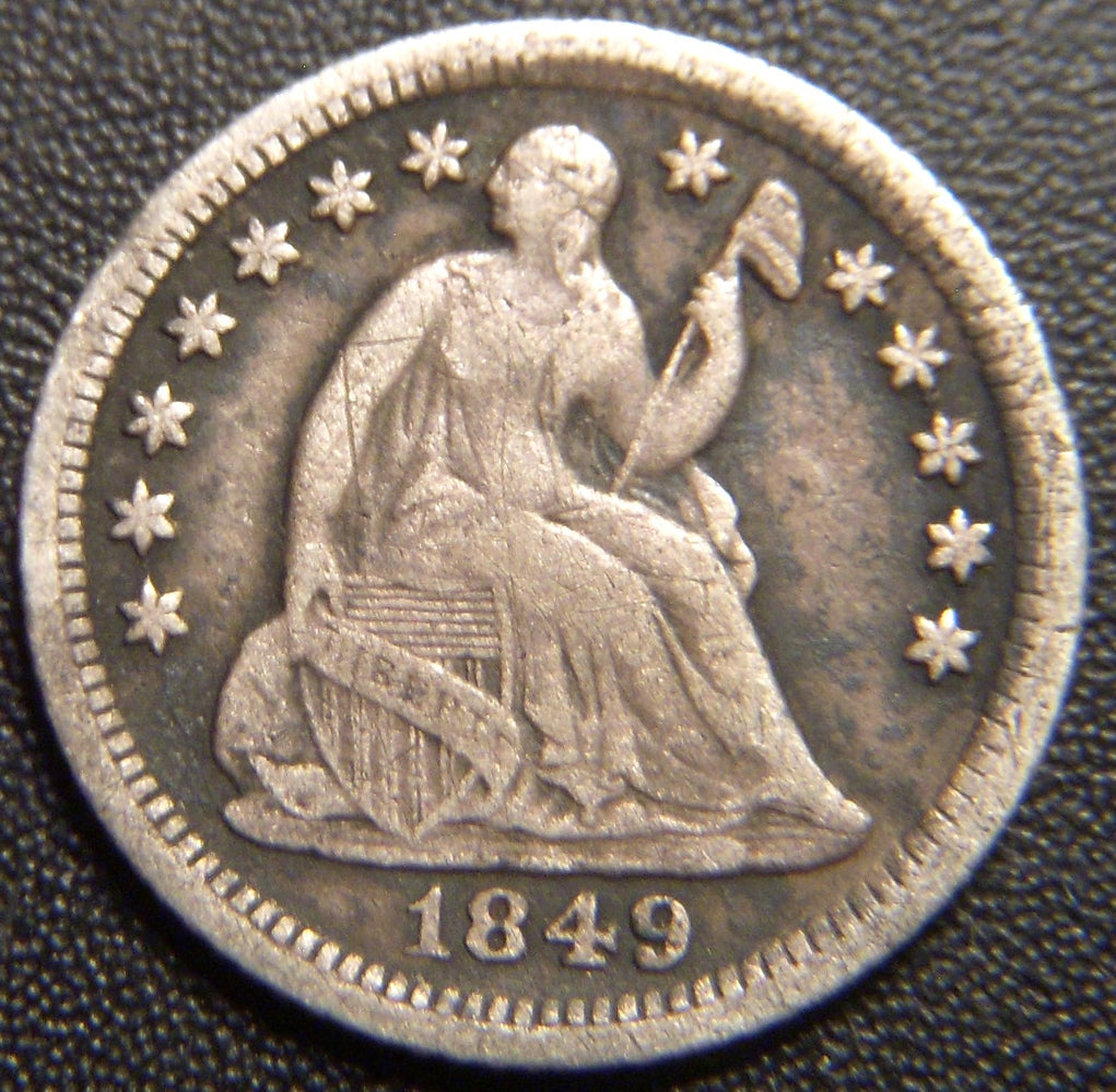 1849-O Seated Half Dime - Fine