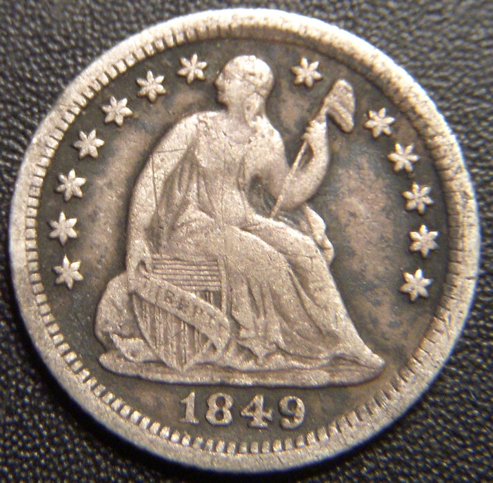 1849-O Seated Half Dime - Fine
