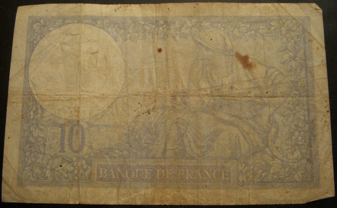 1940 10 Francs Note - France