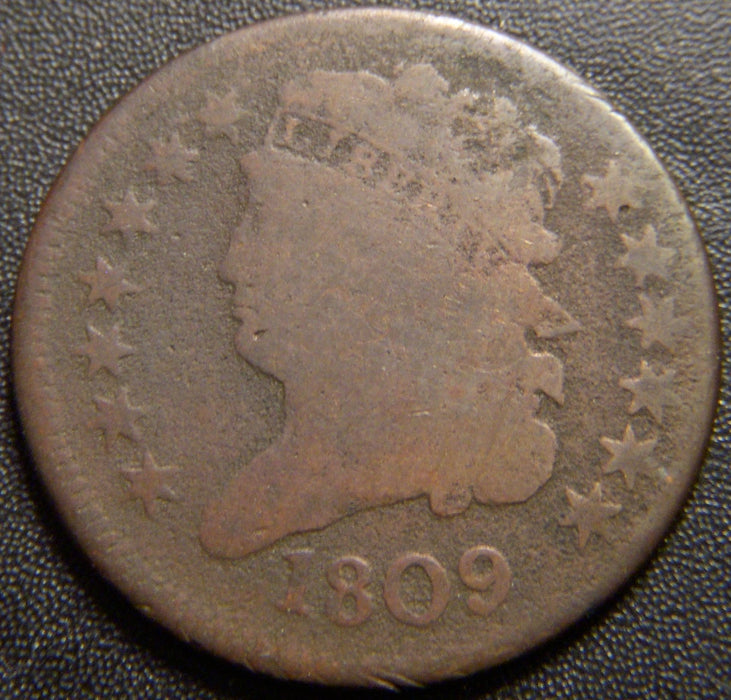 1809 Half Cent - Good