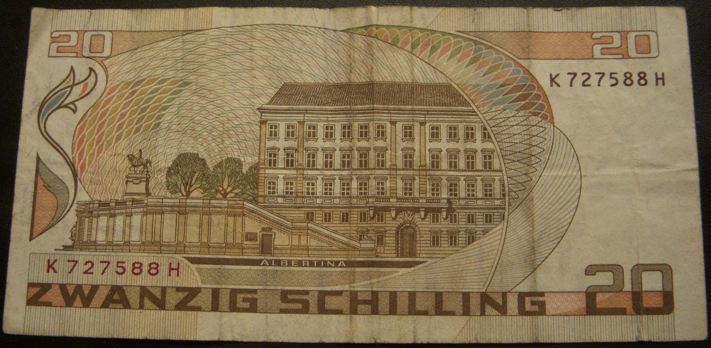 1986 20 Schilling Note - Austria