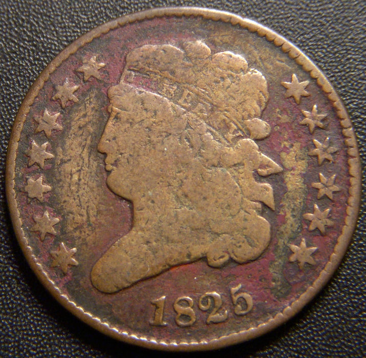 1825 Half Cent - Good