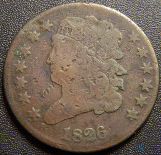 1826 Half Cent - Good