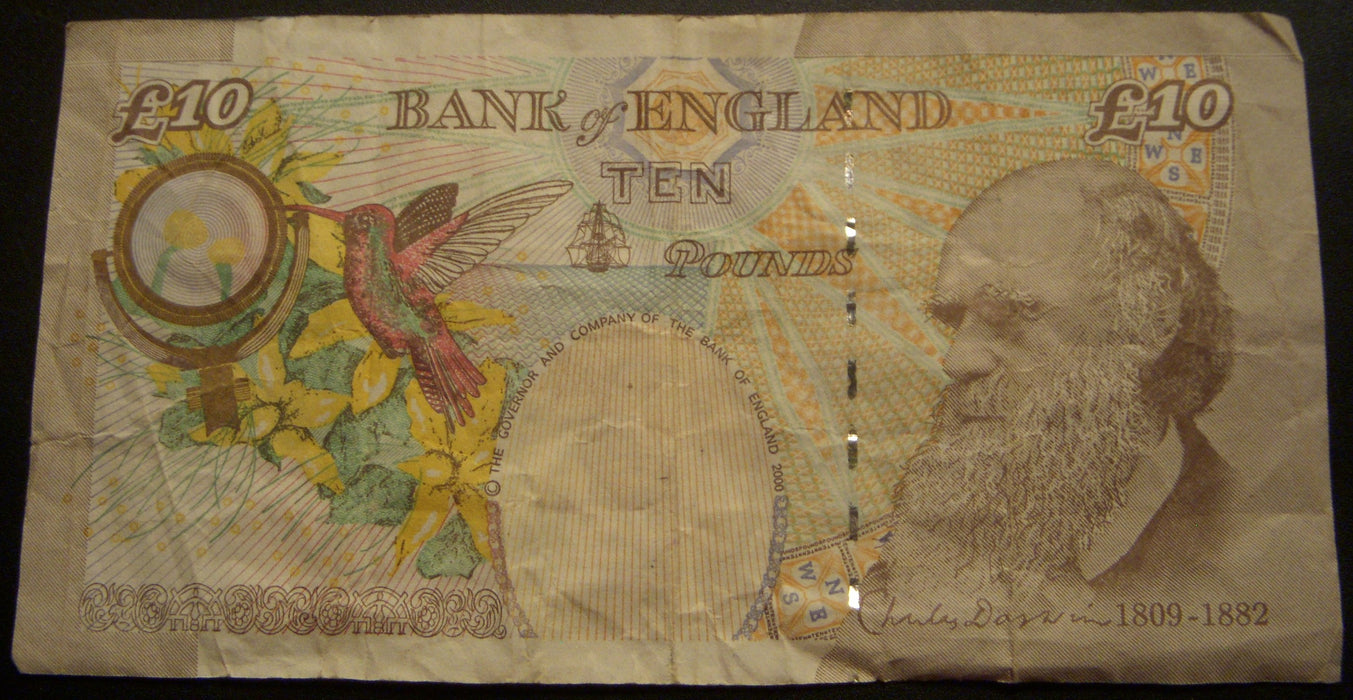 2000 10 Pounds Note - Great Britain