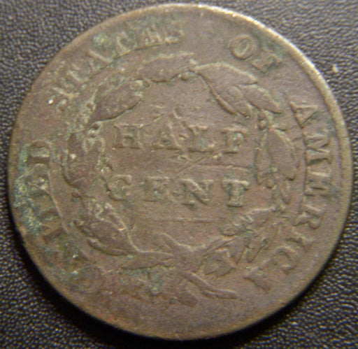 1826 Half Cent - Good