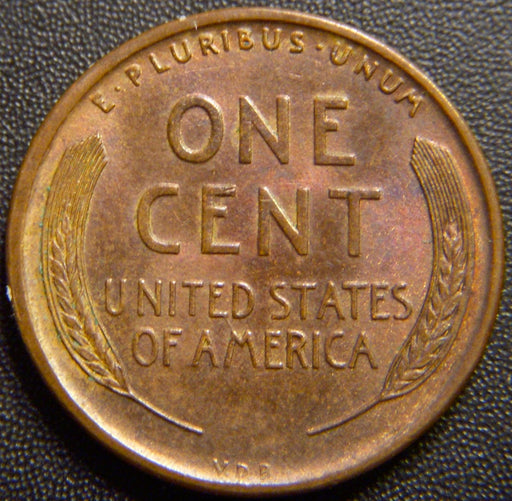 1909-VDB Lincoln Cent - AU/Unc.