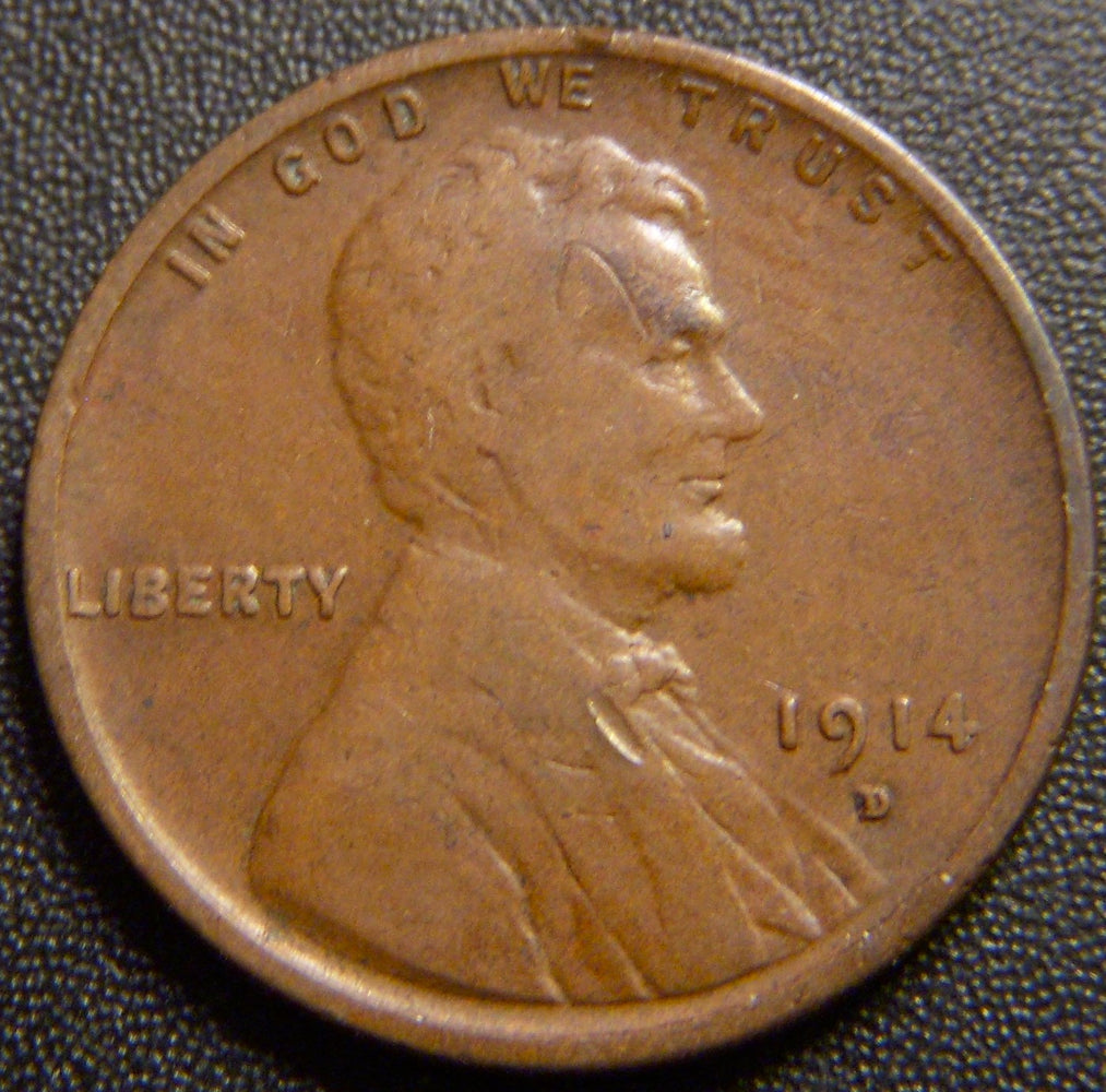 1914-D Lincoln Cent - Fine