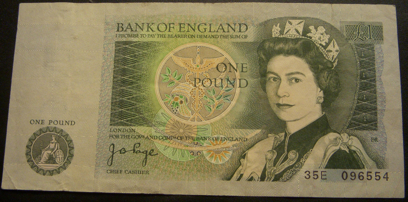 1978-81 One Pound Note - Great Britain