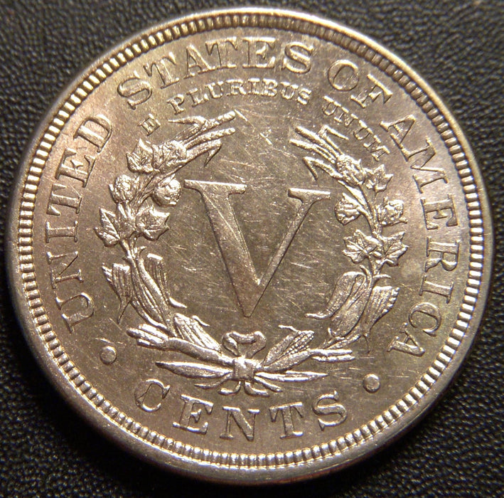 1883 Liberty Nickel - With Cents AU/Unc.