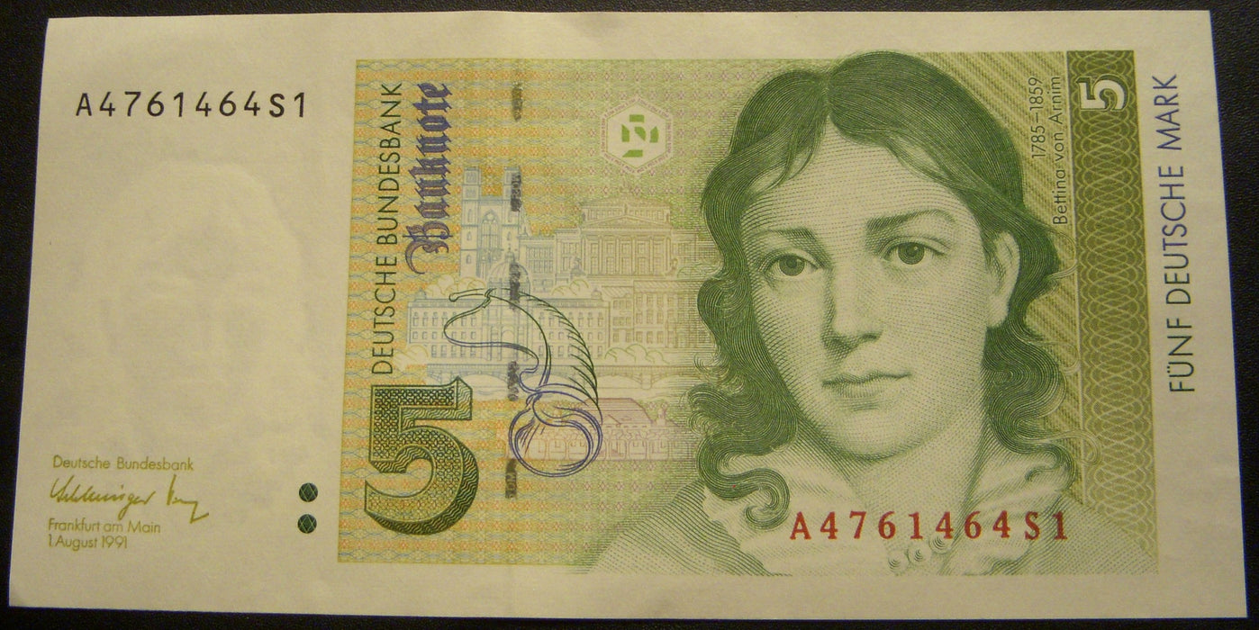 1991 5 Mark - Germany