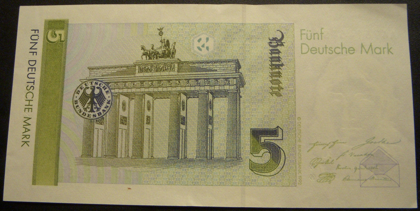 1991 5 Mark - Germany