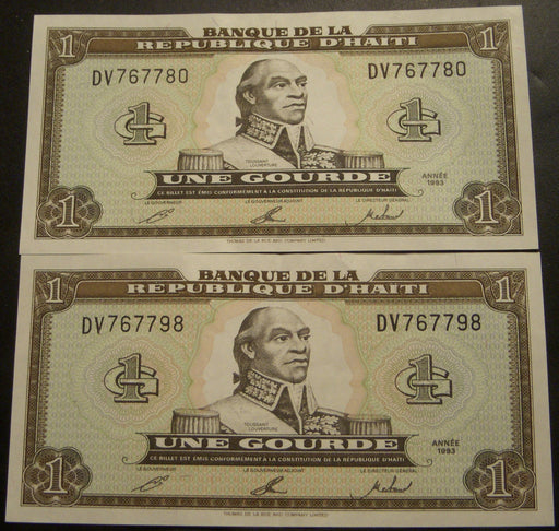 1993 1 Gourde Note - Haiti