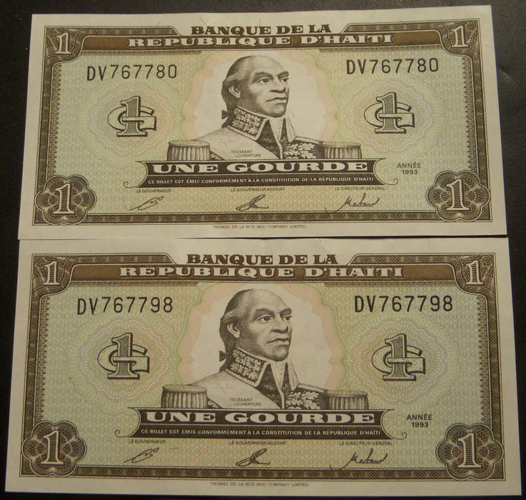 1993 1 Gourde Note - Haiti