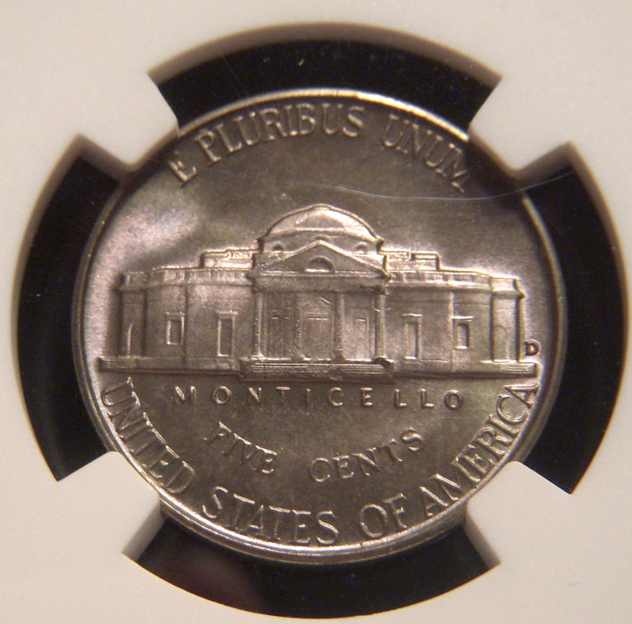 1950-D Jefferson Nickel - NGC MS 66