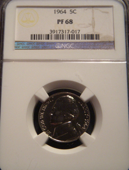 1964 Jefferson Nickel - NGC PF 68