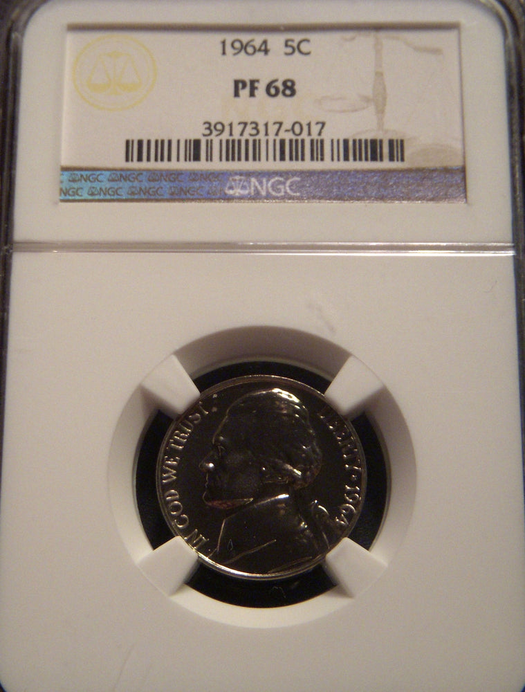 1964 Jefferson Nickel - NGC PF 68